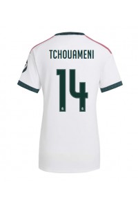 Real Madrid Aurelien Tchouameni #14 Fotballdrakt Hjemme Klær Dame 2026-27 Korte ermer